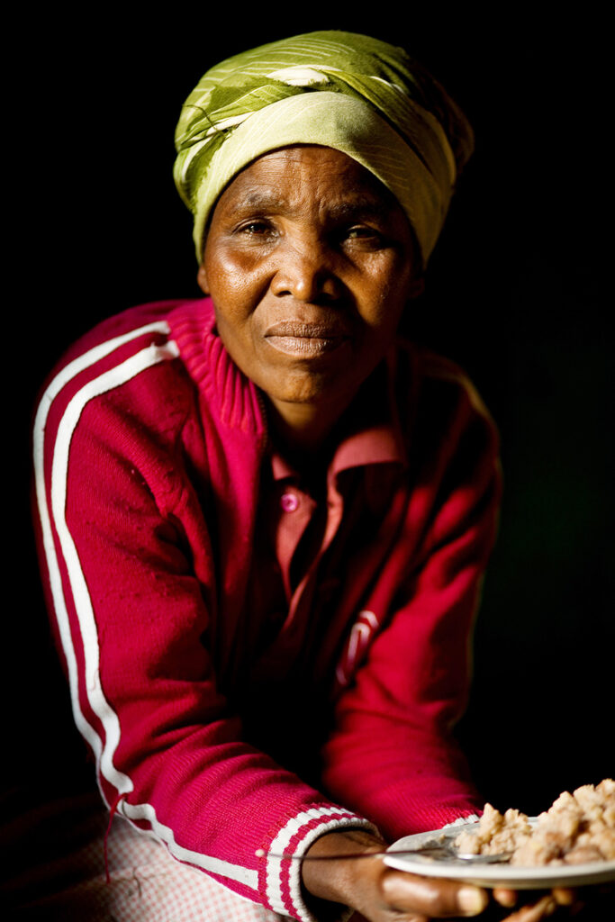 Color portrait of an African grandmother