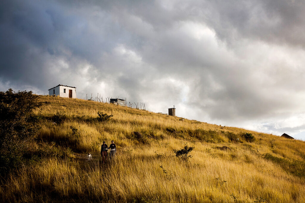 Color landscape photograph, Coffee Bay, Transkei. South Africa