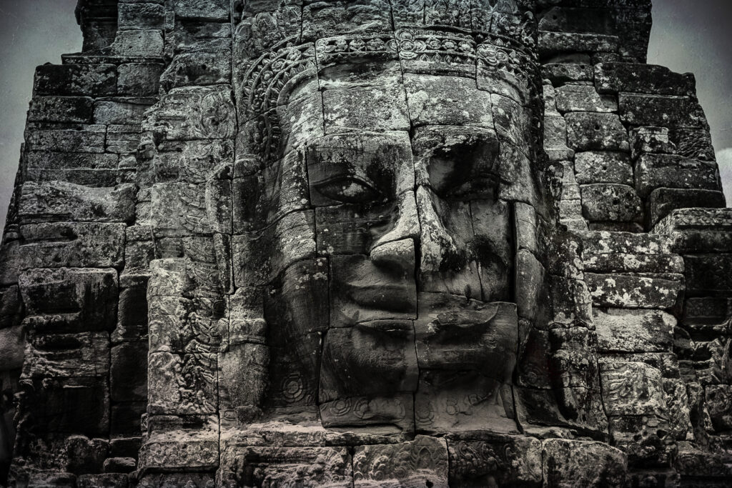 Rock statue, Angkor Wat travel