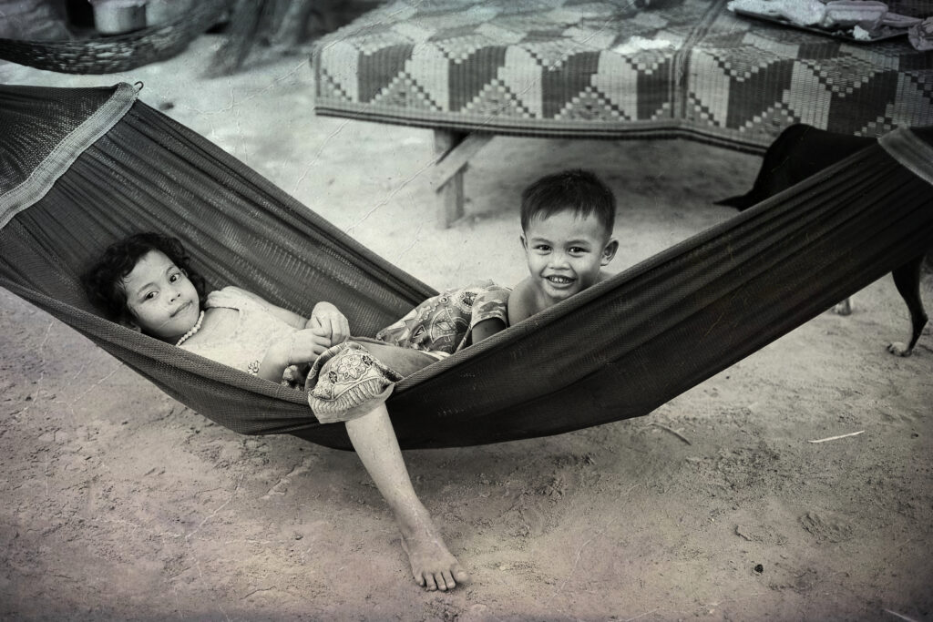 Children around Angkor Wat