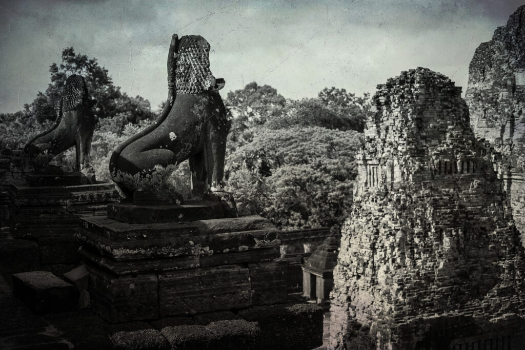 Stone ruins, Angkor Wat, Cambodia
