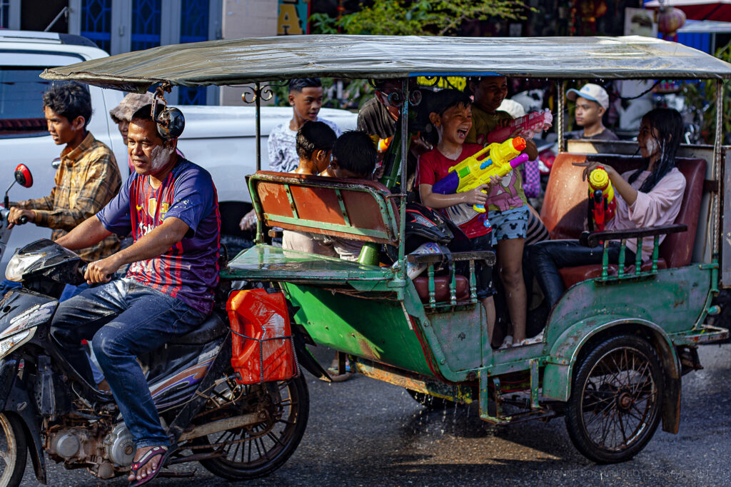 The Khmer New Year Water Festival in Kampot