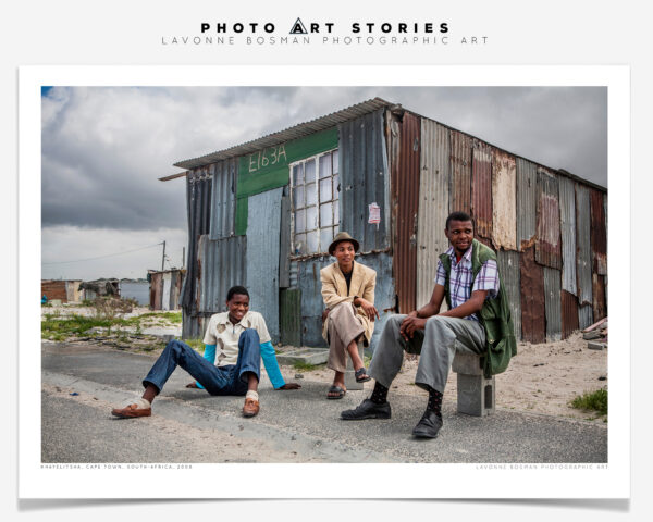 South African art, Township, portrait photography
