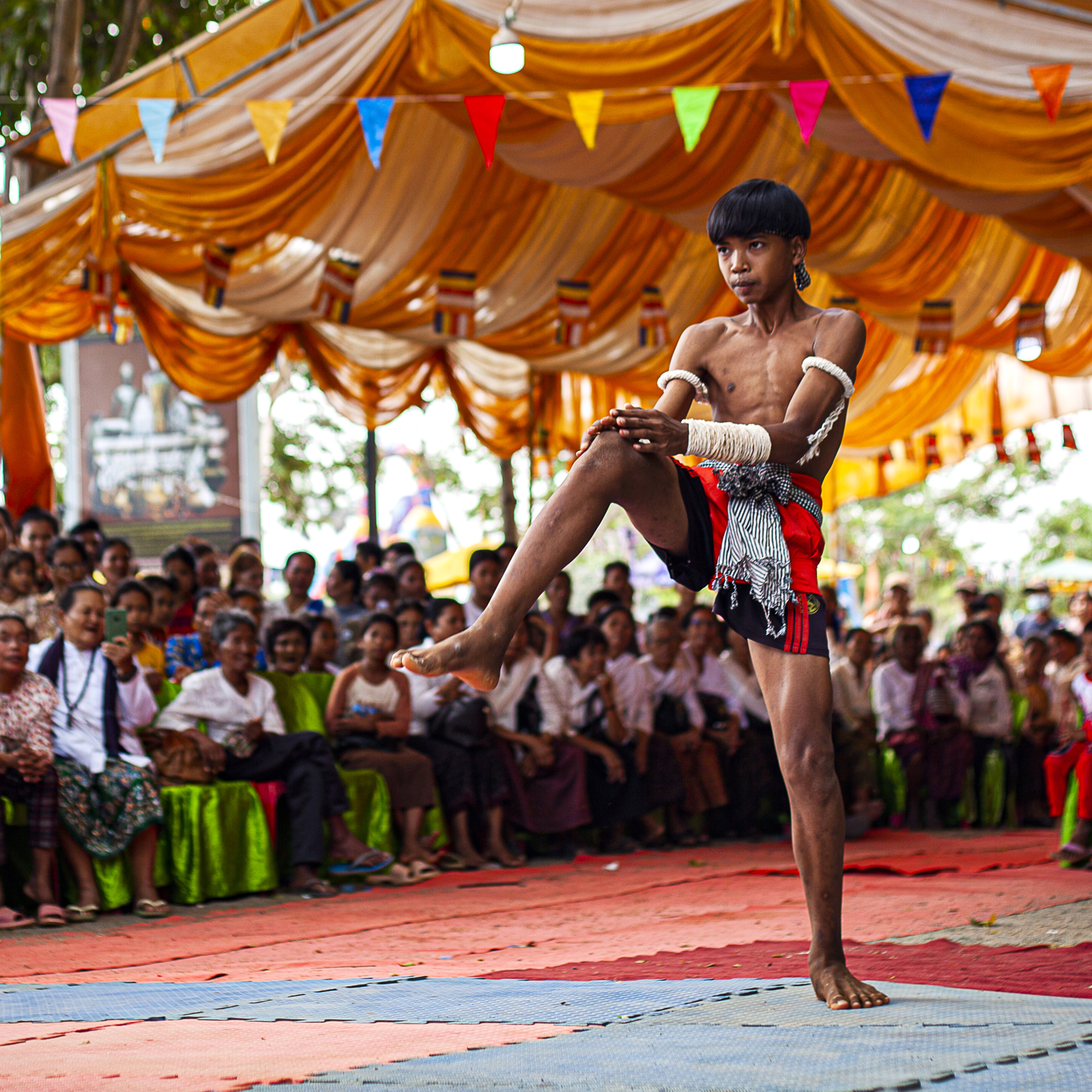 At The Sacred Caves of Kampot:The Phnom Chhngok Festival.